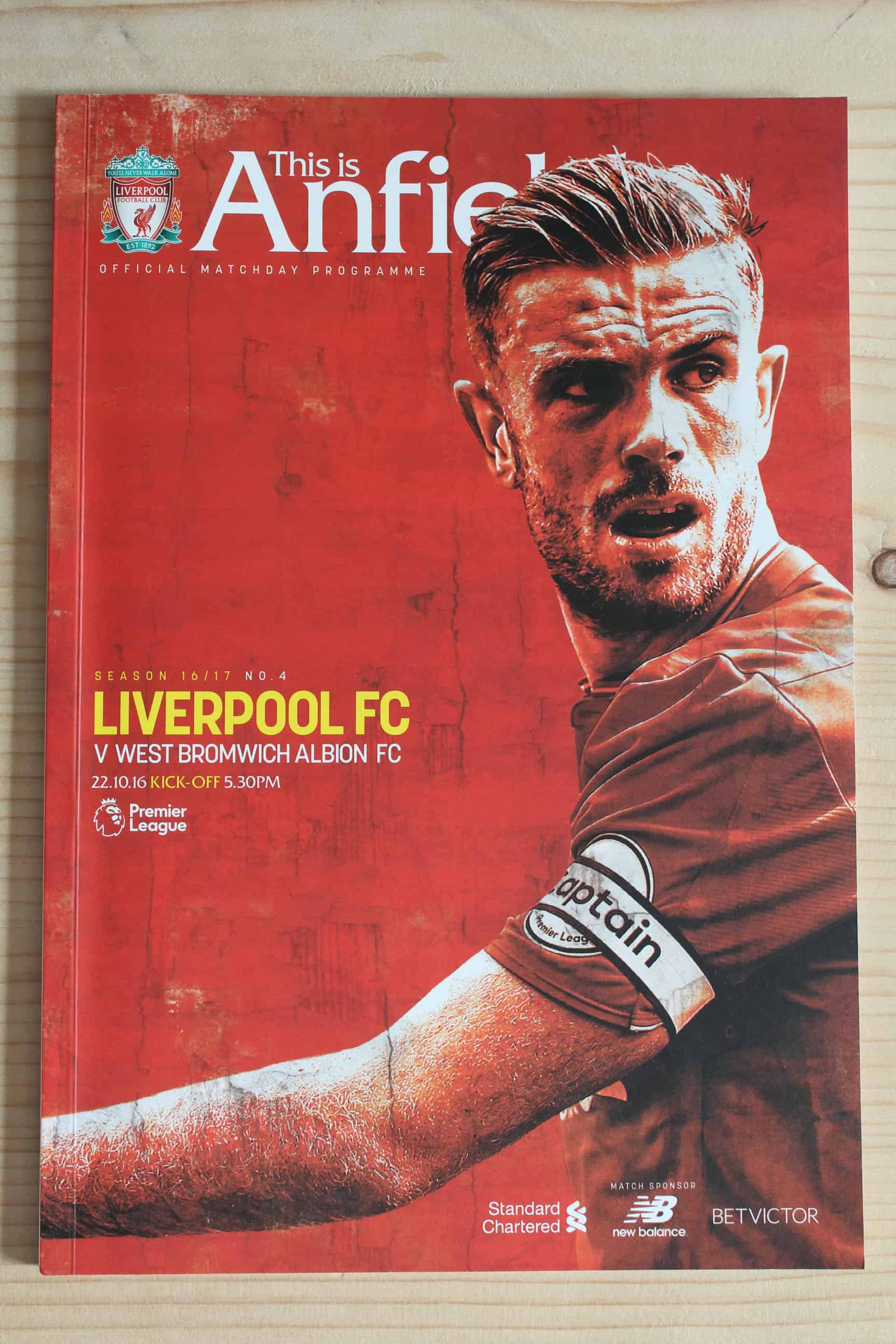 Liverpool FC v West Bromwich Albion FC 